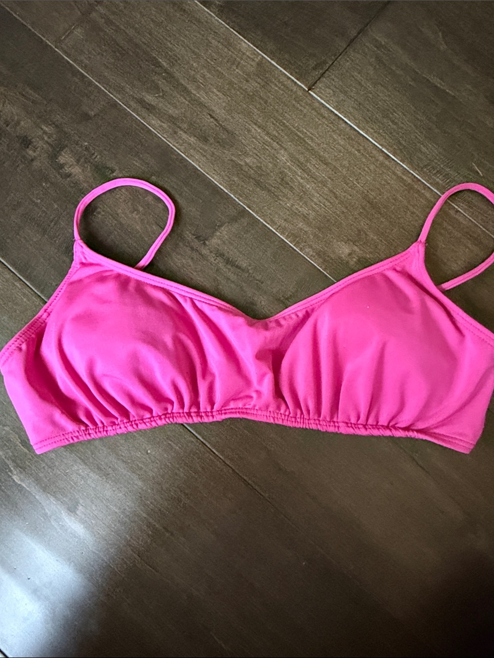 Hot Pink Billabong Bikini Top - Simple Bralette Style